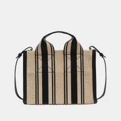 Sale Athena Mini Striped Woven Tote Bag Women Tote Bags