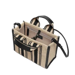 Sale Athena Mini Striped Woven Tote Bag Women Tote Bags