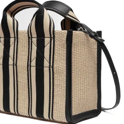 Sale Athena Mini Striped Woven Tote Bag Women Tote Bags
