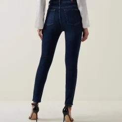 Clearance Aubrey High-Rise Slim Illusion Skinny Jeans Women Denim
