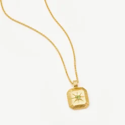 Discount August Birthstone Necklace Women Necklaces