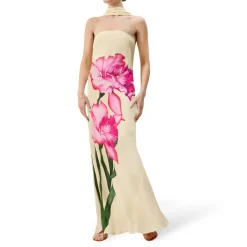 Aurora Floral Off The Shoulder Dress Women Dresses