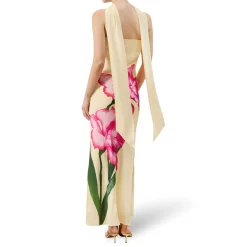 Aurora Floral Off The Shoulder Dress Women Dresses