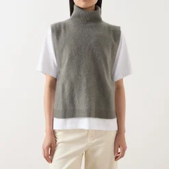 Discount Ausonia Knit Vest Women Sweaters & Cardigans
