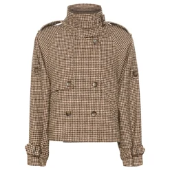 Sale Avic Houndstooth Jacket Women Coats & Jackets