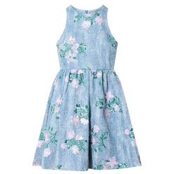 Clearance Azul Embellished Denim Mini Dress Women Dresses|Occasion Dressing