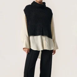 Hot Babbette Boucle Knit Vest Women Sweaters & Cardigans