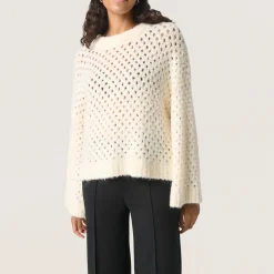 Discount Babbette Hole Knit Sweater Women Sweaters & Cardigans