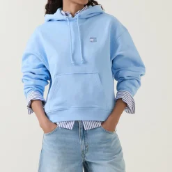 Outlet Badge Logo Hoodie Women Sweatshirts & Hoodies