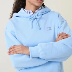 Outlet Badge Logo Hoodie Women Sweatshirts & Hoodies