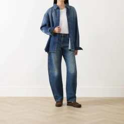 Online Baggy Dad Barrel Jeans Women Denim