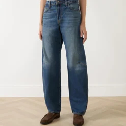 Online Baggy Dad Barrel Jeans Women Denim