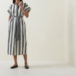 New Bala Striped Shirt Dress Women Dresses