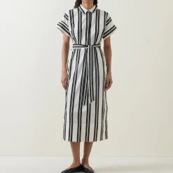 New Bala Striped Shirt Dress Women Dresses