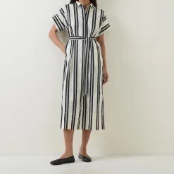 New Bala Striped Shirt Dress Women Dresses