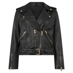 Balfern Leather Biker Jacket Women Coats & Jackets