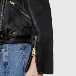 Balfern Leather Biker Jacket Women Coats & Jackets