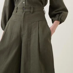Outlet Ballari Cropped Wide Leg Trousers Women Trousers & Shorts