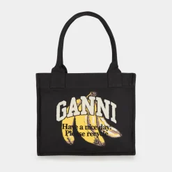 Discount Banana Print Large Shopper Tote Bag Women Top Handle Bags|Tote Bags