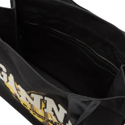 Discount Banana Print Large Shopper Tote Bag Women Top Handle Bags|Tote Bags