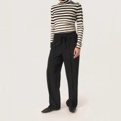 Clearance Bea Mid-Rise Wide Leg Trousers Women Trousers & Shorts