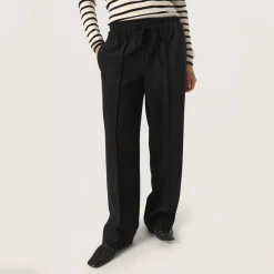 Clearance Bea Mid-Rise Wide Leg Trousers Women Trousers & Shorts