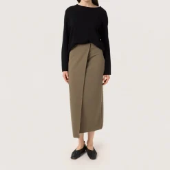 Outlet Bea Mid-Rise Wrap Skirt Women Skirts