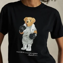 Bear Boxing Gloves T-Shirt Women Tops