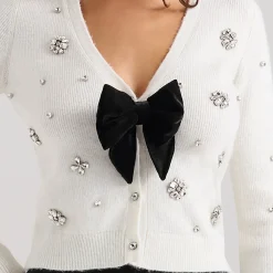 Best Beaubella Embellished Cardigan Women Sweaters & Cardigans