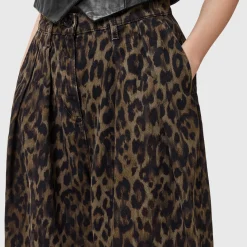 Hot Becca Leopard Wide Leg Trousers Women Trousers & Shorts