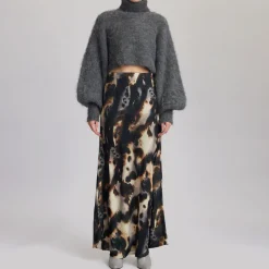 Sale Behka Printed High-Rise Skirt Women Skirts