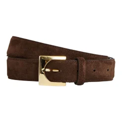 Discount Belinda Suede Square Buckle Belt Women Belts
