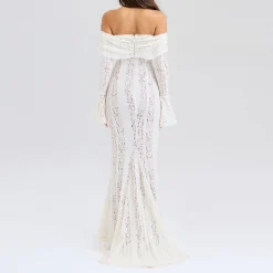 Sale Belle Lace Maxi Dress Women Dresses
