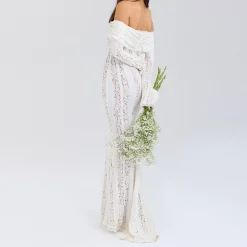 Sale Belle Lace Maxi Dress Women Dresses