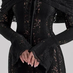Online Belle Off-The-Shoulder Lace Dress Women Dresses
