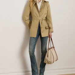 Discount Belted Trench Coat Women Coats & Jackets