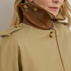 Discount Belted Trench Coat Women Coats & Jackets