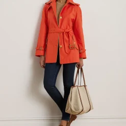 New Belted Trench Coat Women Coats & Jackets