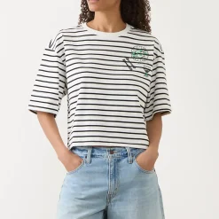 Sale Benja Striped T-Shirt Women Tops