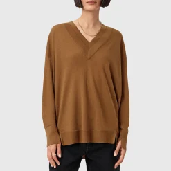 Bern Mixed Panel Sweater Women Sweaters & Cardigans