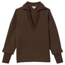 Bernie Open-Collar Sweatshirt Women Sweatshirts & Hoodies