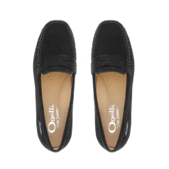 Bettina Suede Slip On Loafers Women Loafers