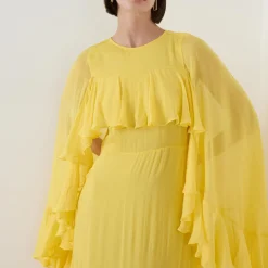 Clearance Bianca Cape Dress Women Occasion Dressing