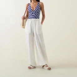 Biarritz Striped Panel Swimsuit Women Swimwear & Beachwear