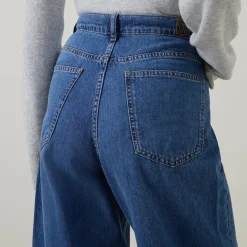 Outlet Bila High-Rise Balloon Leg Jeans Women Denim