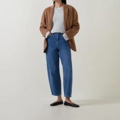 Outlet Bila High-Rise Balloon Leg Jeans Women Denim