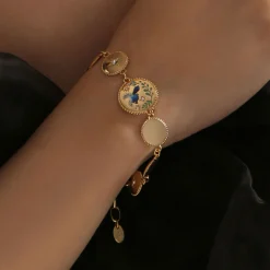 Best Bird Enamel Link Bracelet Women Bracelets