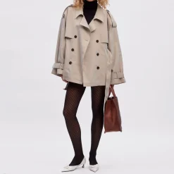 New Birdie Oversized Trench Coat Women Coats & Jackets