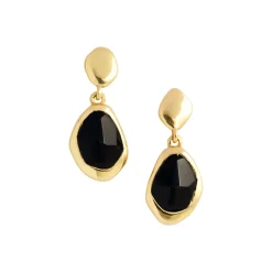 Online Black Onyx Stepping Stone Earrings Women Earrings