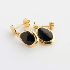 Online Black Onyx Stepping Stone Earrings Women Earrings